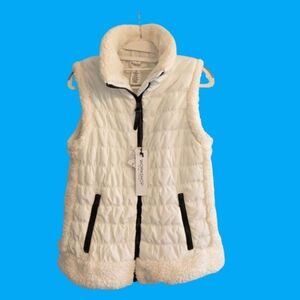 Workshop Republic Company Puffer Vest With Faux Fur